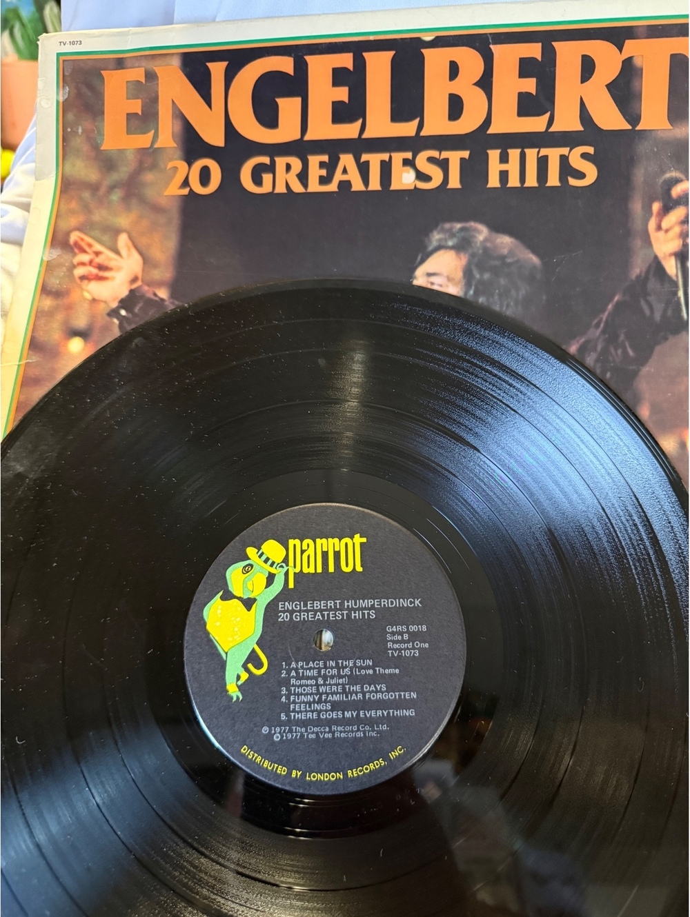 Engelbert Humperdinck - 20 Greatest Hits Vinyl Record LP